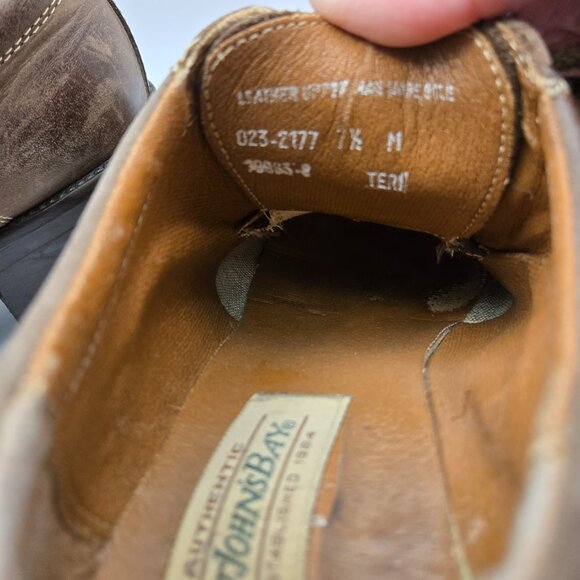 St John's Bay Womens Size 7.5 Vintage Chunky Block Heel Lace Up Oxford Shoes Y2K - Picture 9 of 12